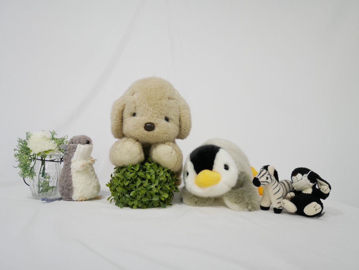 うめきちくん・付添いのだいふくくん | ぬいぐるみ専門病院 杜の都